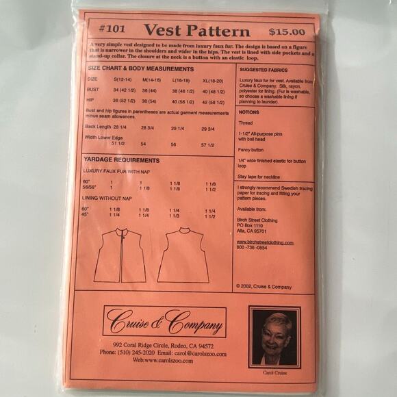 Cruise & Company 101 Pattern Vest Fur Tapestry Wool Vintage Patchwork Grandma - Picture 4 of 5